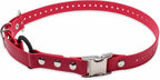 Educator 1-Inch Dog Training Collar Strap – ONLY Fits FE-580, ET-800 & UL-1200 Receivers – NOT Compatible with Mini Educator (ET-300/ET-400) – Quick Snap Biothane Bungee Collar, Red