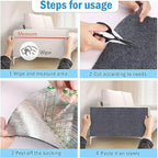 Self-Adhesive Cat Scratching Mat, 118"x11.8" Cat Scratch Furniture Protector, DIY Cat Scratch Pad Self-Adhesive, Trimmable Self Adhesive Couch Protector from Cats Claws, Protects Sofas and Chairs