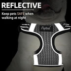 PUPTECK Dog Harness and Leash Set Medium Sized, Step in No Pull Adjustable Puppy Cat Harness Reflective Pet Vest