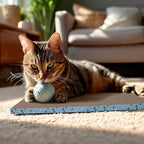 2Pack Cat Scratcher Pad, Reversible Scratching Cardboard, 14" Lx5.3 W Post Board for Indoor Cats Cardboard pad Sleep Play and Grind Claws