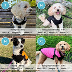 Gooby - Fashion Vest, Small Dog Sweater Bomber Jacket Coat with Stretchable Chest, Pink, Large
