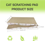VELVETPAW Cat Scratching Board cat Scratcher Cat Scratch Pad Cardboard cat scratchers for Indoor Cats Reversible Large Wide Corrugated with Catnip(2pcs)