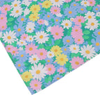 ADOGGYGO 4 Pack Floral Dog Bandanas, Colorful Flower Pet Scarf Bib, Spring Summer Floral Bandanas Costume Accessories for Medium Large Dogs (Large)