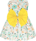 choyaxo Floral Dog Dress Cute Dog Skirt Pet Dress Summer Pet Clothes for Puppy Small Cats