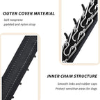 Martingale No Pull Dog Collar for Large Medium Small Dogs, Heavy Duty Nylon Reflective Adjustable Anti Pull Slip Collar with Buckle for Training Walking M Black Black