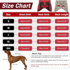 IDOMIK Reversible Dog Winter Coat, Thick Warm Dog Coat with Leopard Fleece Lining&Zipper, Adjustable High Collar Waterproof Jacket, Reflective Pet Cold Weather Coats for Medium Dogs,Red,M