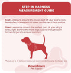 Downtown Pet Supply Step-in Dog Harness – No Pull, Adjustable Padded Mesh with Reflective Trim, Secure Buckle Strap – Comfortable & Breathable Small Dog Harness, X-Large, Space