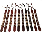 Hanging Door Bells – Handmade Sleigh Bells & Dog Training Bells for Potty Training, Holiday Décor, and Multi-Purpose Door Use (Havana - Brass Bells)