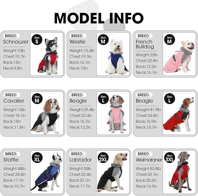 Nanaki Large Dog Coat For Winter Waterproof, Warm Fleece Lining Reflective Large Dog Jacket With Leash Hole, Furry Collar Cold Weather Puppy Vest Outdoor Walking Hunting Easy On Pet Snowsuit Black 2XL