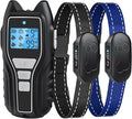 Shock Collar for Dogs 2 Dogs (15-120lbs) 2000FT Dog Shock Collar with Remote Control IPX7 Waterproof Dog Training Collar with Remote 4 Safe Modes Rechargeable Lock Flash Light for All Breeds Clear