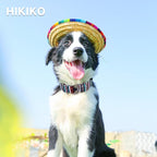 Hikiko Martingale Collar for Dogs with Bohemia Tribal Pattern Soft Nylon Strong Dog Collars for Small Medium Large Dogs Walking Training (Tribal,Large)