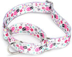 Serijoars Adjustable Martingale Dog Collar Heavy Duty Nylon Dog Collar for Medium Large Dogs Walking Training Boy and Girl Dogs (NO8, M)