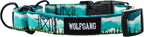 Wolfgang Heavy Duty Martingale Dog Collar with Quick Release Nylon Buckle for Walking & Training, GreatEscape Print, Extra Large