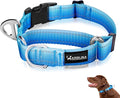 Martingale Collar for Dogs Large Medium Small Heavy Duty Buckle Dog Collar with Tag Ring Reflective Nylon Gradient Dog Collar No Pull Training Collar