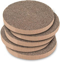 Best Pet Supplies Catify Cat Scratcher, Fun Interactive Scratchers, Posts, Poles, Claw Safe, Furniture Saver Indoor Play Support Natural Cat Behaviors Heavy Duty - 5 Pack Round, 10 x 10"