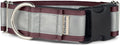 If It Barks - 1.5" Reflective Martingale Collar with Quick Snap Buckle for Dogs - Adjustable - Made in USA - Strong, Durable, and Comfy - Ideal for Training - Fits Most Breeds - Large, Burgundy