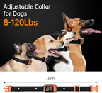 Dog Bark Collar-Rechargeable Smart Barking Collar- Anti Bark Training Collar with Adjustable Sensitivity Beep Vibration Shock- Bark Shock Collar for Small Large Medium Dogs