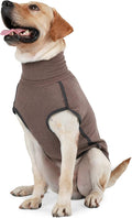 Dog Sweater Pullover Cold Weather Vest for Dogs Dog Sweatshirt & Jacket for Indoor and Outdoor Use (XXX-Large, Brown)