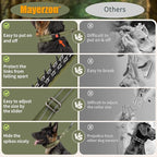 Mayerzon Martingale No Pull Collar for Medium Large Dogs German Shepherd Doberman Pitbull, Patented Anti Pull Correction Dog Collar for Safety Walking Training, Reflective, Adjustable(M/L, Army Green)