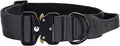 Heavy Duty Tactical Dog Collar – Adjustable Nylon with Metal Buckle, Durable & Comfortable for Medium to Large Dogs (German Shepherd, Labrador, Rottweiler), Black, XL, for Training & Outdoor Use.