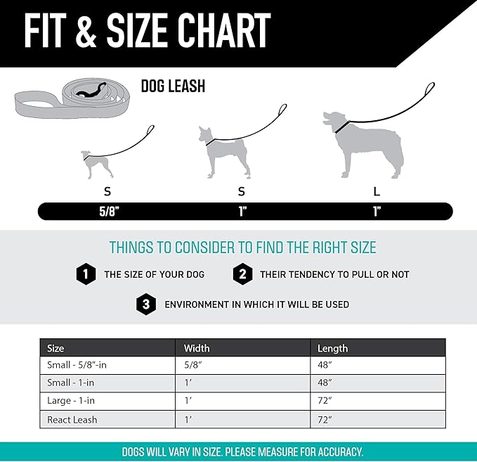Wolfgang Heavy Duty Dog Leash, Pull-Tested for Walking & Training, NewMoon Print, Small