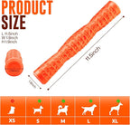 Dog Squeaky Toys Interactive Dog Toys for Aggressive Chewers Tough Rubber Chew Toys for Medium/Large Breed, Indestructible Puppy Chew Toys for Teething (Orange)