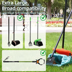 Dog Poop Bags with Handle,fit for Swivel Bin Pooper Scooper,Cornstarch Based Heavy Duty and Leak-Proof Waste Bags for Dog & Cat Litter(100 Count Extra Large 2.6 Gallon,Lavender Scent)