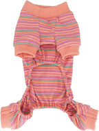 LOPHIPETS Dog Pajama Onesie for Small Chihuahua Yorkie Puppy Cat Clothes Apparel-Pink/S