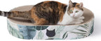 Necoichi Cat Scratcher Bowl Capsule for Indoor Cats - Cat Scratching Lounger with Extra Comfort for Lounge, Cardboard Bed Couch