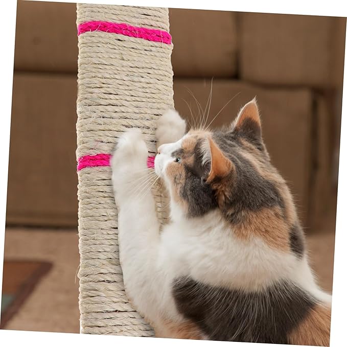 Sisal Cat Scratcher Hanging Pad Random Color for Corners Durable Scratch Mat for Cats Healthy Outlet for Natural Instincts Keeps Cats Entertained and Engaged