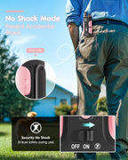 SLOPEHILL Dog Shock Collar,4200FT Dog Training Collar with Remote,IPX8 Waterproof E-Collar with Beep,Vibration,Shock,Flash Light,No Shock Mode,Electric Shock Collar for Small Medium Large Dog,Pink