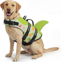 ASENKU Dog Life Jacket - Pet Safety Vest for Swimming & Boating, Shark Life Jacket with Floatation, Dog Lifesavers Swimsuits for Small Medium Large Dogs (Fruit, L)