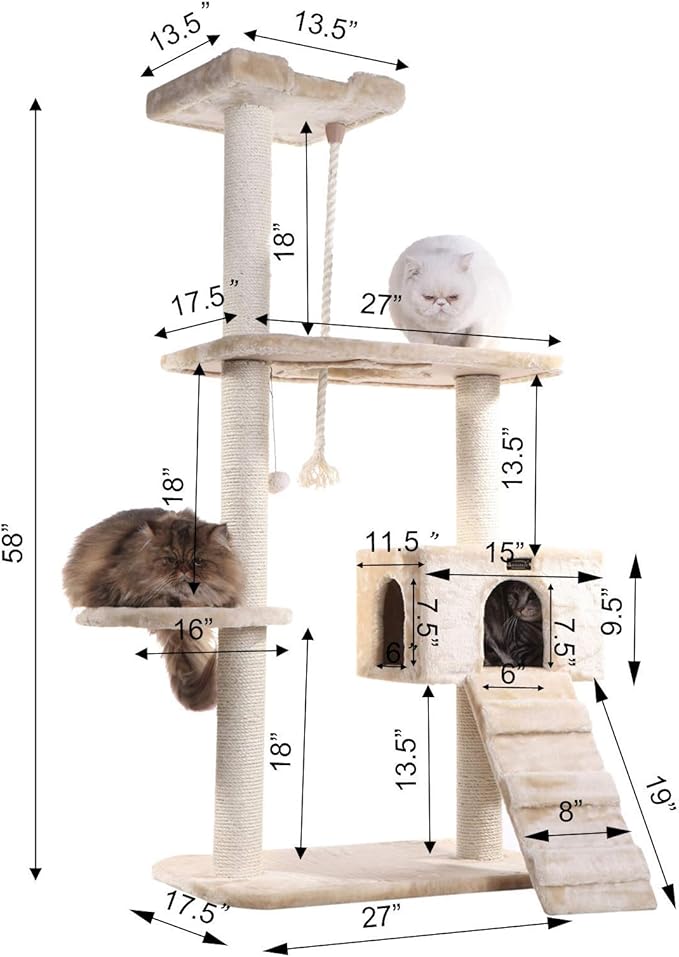 Armarkat Cat Tree Model A5801, Beige