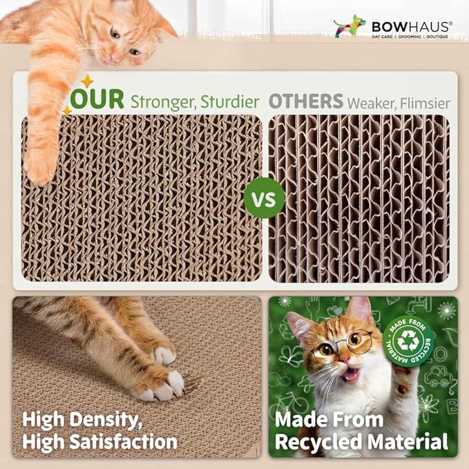 Round Cat Scratcher Bed, Cardboard Scratch Pad Lounge, Reversible Cardboard Cat Scratch Bowl for Indoor Cats, Durable Cat Scratching Board, Cat Scratcher Lounger Pad, Furniture Protector