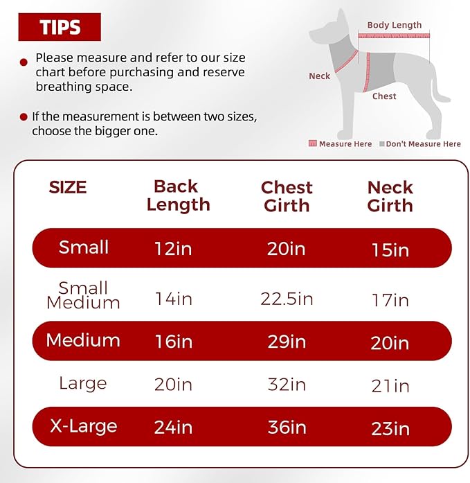 Mihachi Dog Snow Suit Dog Coat Soft Fleece Pullover Pajamas, Pet Windproof Warm Cold Weather Jacket with Zipper, Reflective Jumpsuit Apparel Outfit Clothes for Large Dog, Red XL