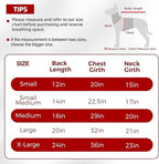 Mihachi Dog Snow Suit Dog Coat Soft Fleece Pullover Pajamas, Pet Windproof Warm Cold Weather Jacket with Zipper, Reflective Jumpsuit Apparel Outfit Clothes for Large Dog, Red XL