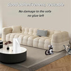 236 x 12 Inch Anti-Cat Scratch Furniture Protector - Large Couch & Sofa Protector for Cats - Single-Sided Sticky Tape - Clear Corner Guards for Furniture, Walls & Doors