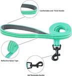 Hipubby Dog Harness and Leash Set, No Pull Soft Mesh Puppy Harness for Small Medium Dogs, Cats - Step in Reflective Breathable Lightweight Vest Harness for Walking, Training - Green, XXS