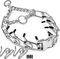 Pinch Collar for Dogs, Prong Training Collar with Quick Release Buckle for Dog Pulling Behavior Correction, Adjustable Pinch Leashes (XL / 23-26" Neck Size)