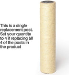 PetFusion Ultimate Cat Window Climbing Perch Replacement Post (1 of 3) for Cat Window Perch