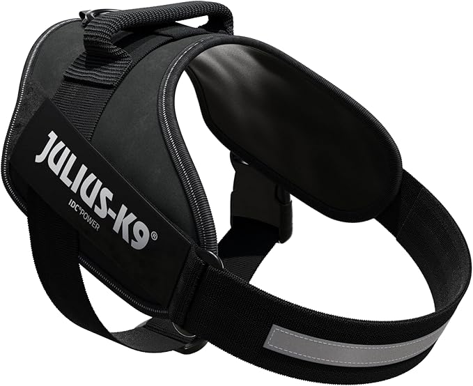 Julius-K9, 16IDC-P-1, IDC Powerharness, Dog Harness, Size: 1, Black