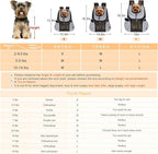 WOYYHO Pet Dog Carrier Backpack Small Dog Front Backpack Ventilated Mesh Dog Travel Back Pack with Safety Belt for Travel Hiking Cycling Outdoor Adventures (Size M: 5-9 lbs, Grey)