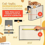 Cat Couch Protector, Fits on Either Arm Rest, Cat Scratch Furniture Protector