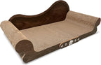 Cat Scratcher Sofa - 26” Cat Scratcher Lounge Cat Scratching Board Long Lasting Scartching Pads for Indoor Cats Furniture Protector
