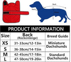 Geyecete Corgi Sweater for Dogs Warm Thermal Quilted Corgi Coat,Dog Winter Coat with Warm Fleece Lining,Outdoor Corgi Clothes Dog Apparel Red-S