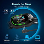Dog Bark Collar - Rechargeable Smart Barking Collar, Anti Bark Training Collar with Adjustable Sensitivity Beep Vibration Shock, Bark Shock Collar for Large Medium Small Dogs (Black)