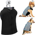 Disco Sequins Dog Costume Set Dog Holographic Shiny Shirt with Disco Ball Headband 80s 70s Party Pet Outfits Glitter Halloween Christmas Cosplay Clothes for Puppy Cat(S)