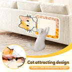 Wall Mounted Cat Scratcher, 2025 New Cat Scratcher Mat, Wall & Floor Cat Scratcher Pad, Self-Adhesive Cat Scratching Mat, Trimmable Self-Adhesive Carpet, Cats Scratchers for Indoor Cats (Colourful-B)
