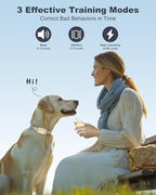Jugbow Dog Training Collar - 4200FT Dog Shock Collar with Remote for Large Medium Small Dogs, Rechargeable Waterproof IPX8 E Collars with Beep (1-3) Vibration(1-3) Safe Static(0-99)