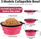 Collapsible Dog Bowl, Lightweight and Portable, Ideal for Travel, Hiking, Camping, and Everyday Use